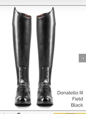 Tredstep Donatello III FIELD Size 11 Calf Full Height 19 BLACK New in box